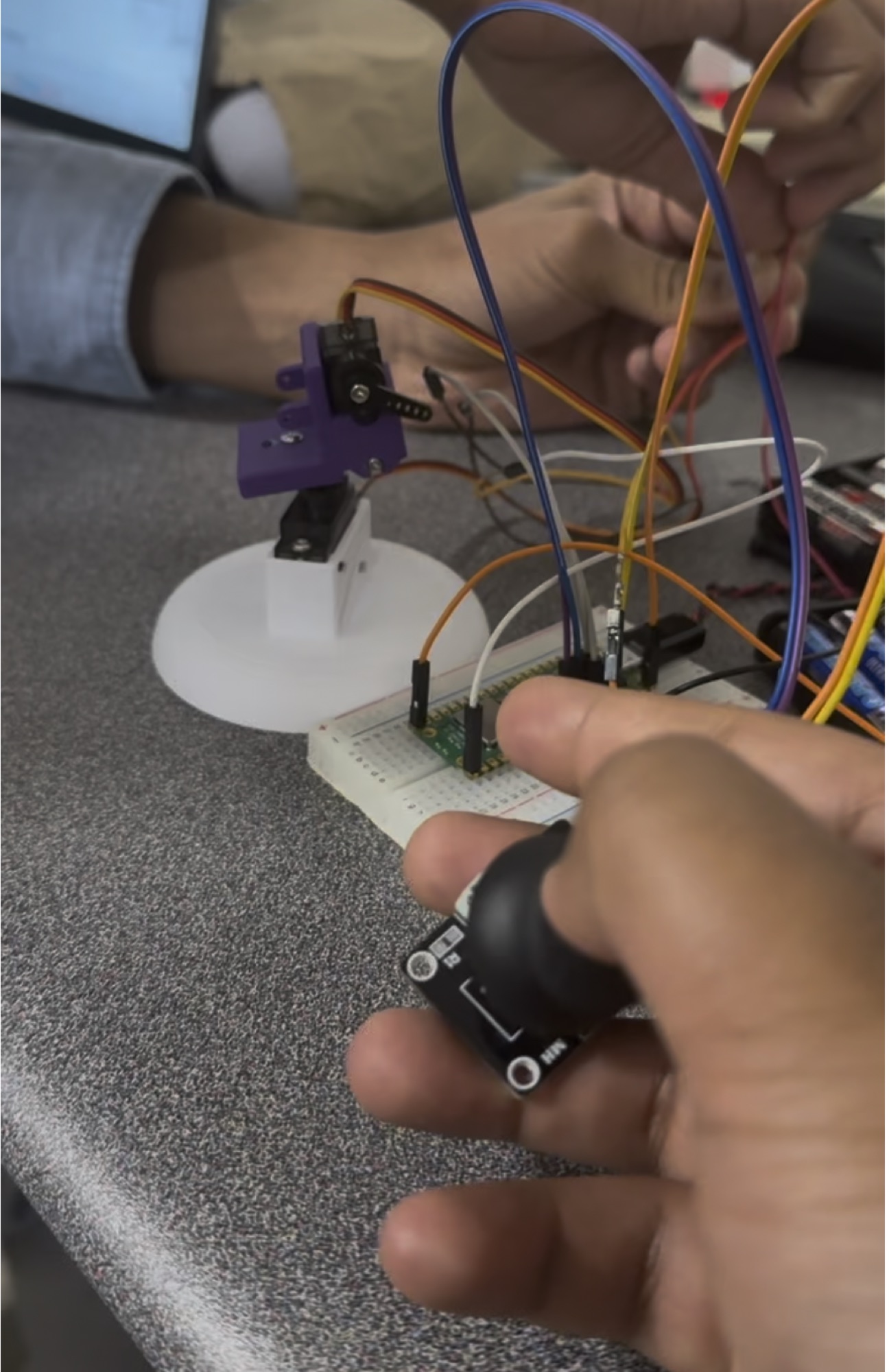 Physical testing of the camera gimbal